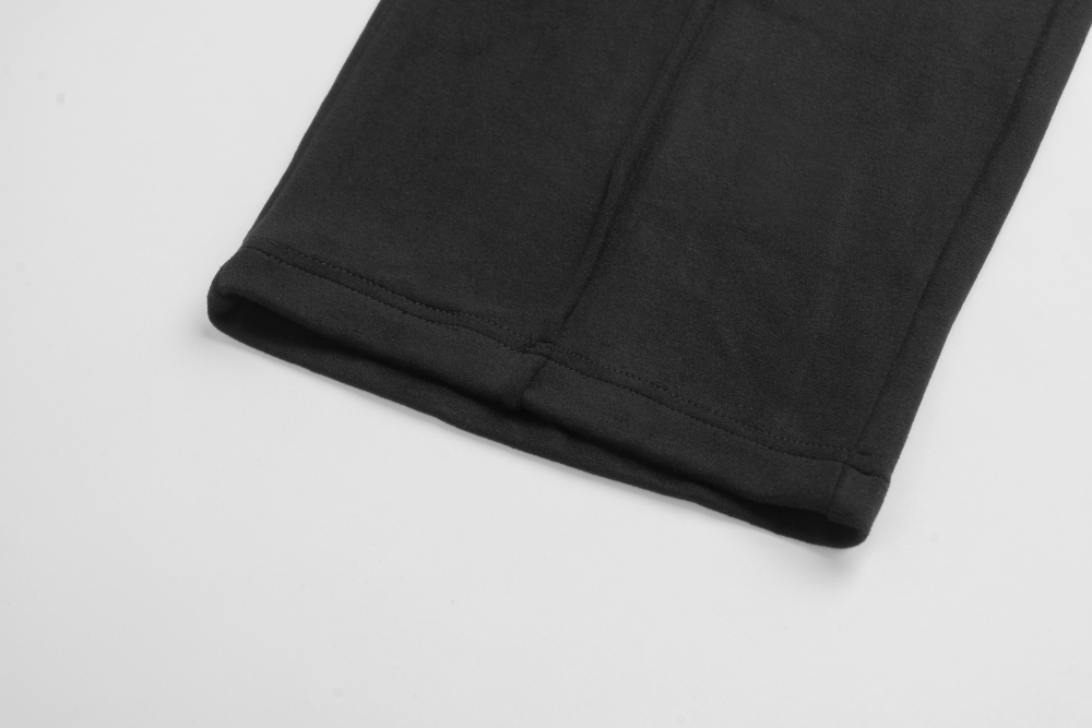 Ultra-Comfortable Double-Sided Fleece Straight-Leg Pants For Men (Black)