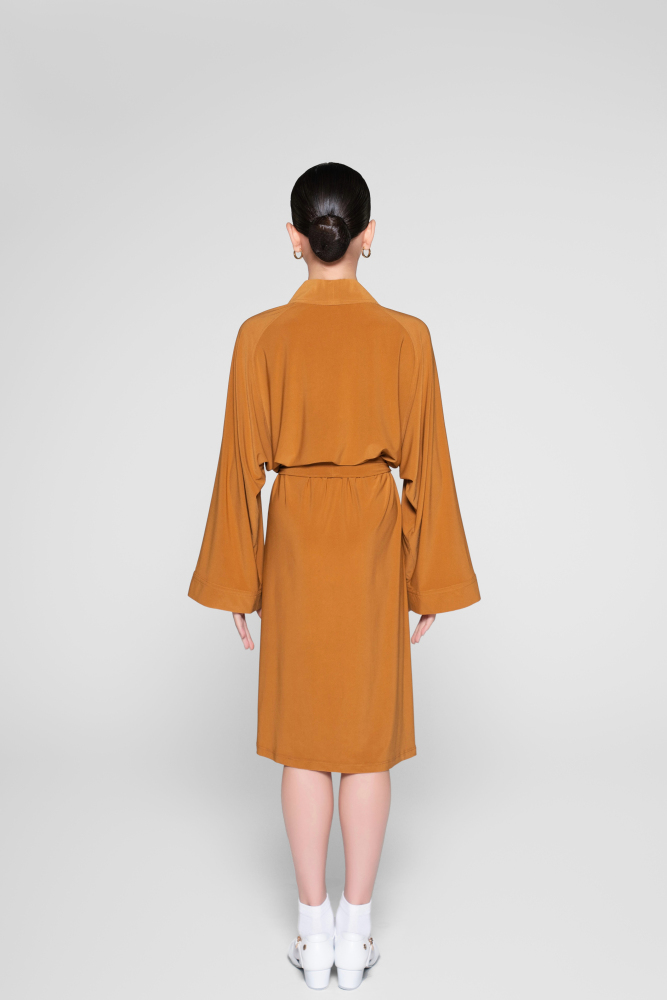 Competition Robe for Girls (Caramel)