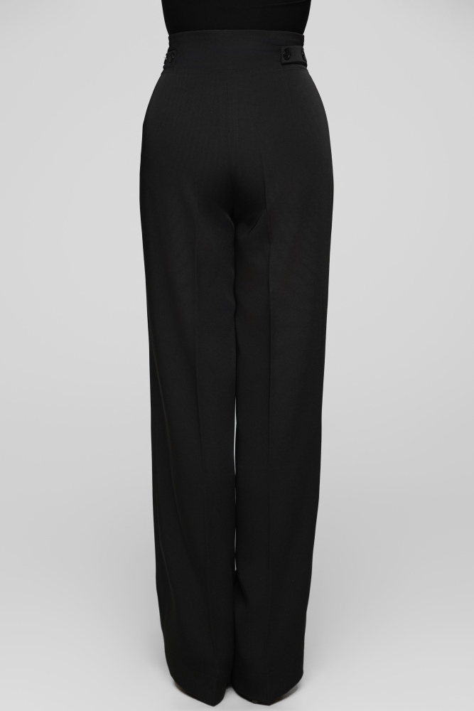 Adjustable Waist Ballroom Trousers For Women (white)