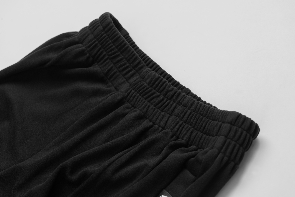 Ultra-Comfortable Double-Sided Fleece Straight-Leg Pants For Men (Black)