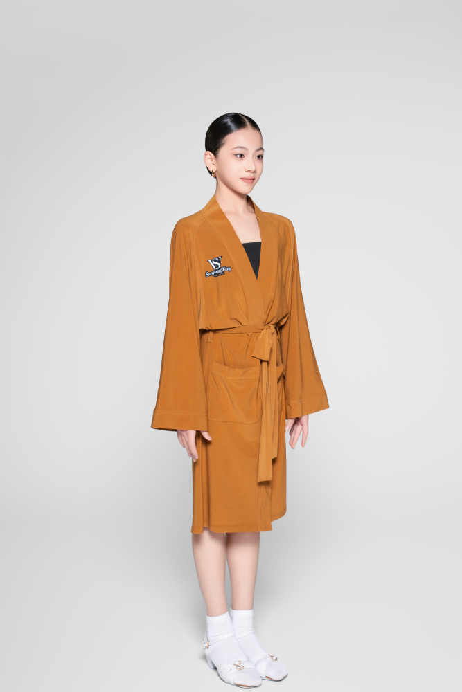 Competition Robe for Girls (Caramel)