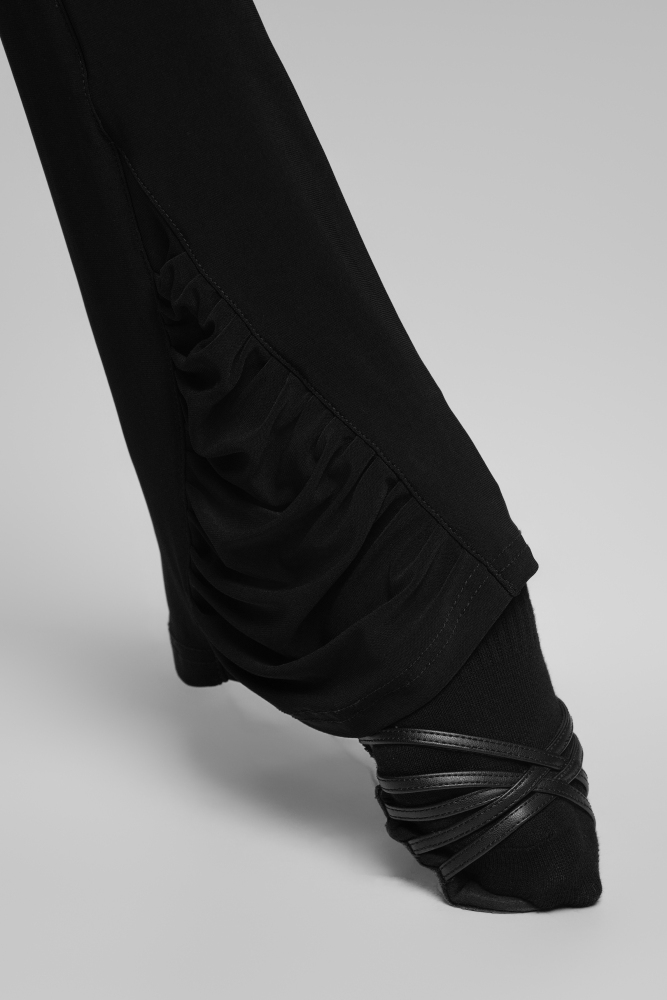 Flared Pants For Girls (Black)