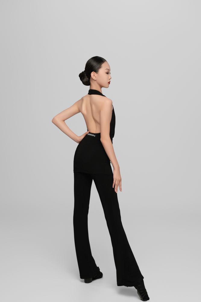 Flared Pants For Girls (Black)
