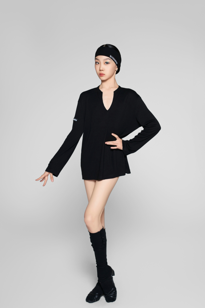 Thin Thread Sports Headband For Girls (Black)