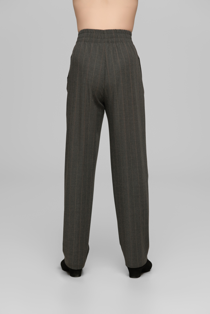 Elastic Waist Pants For Boys (Textured Grey)