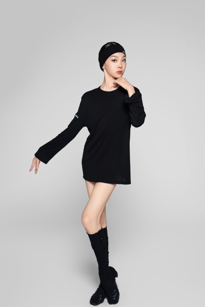 Thin Thread Sports Headband For Girls (Black)