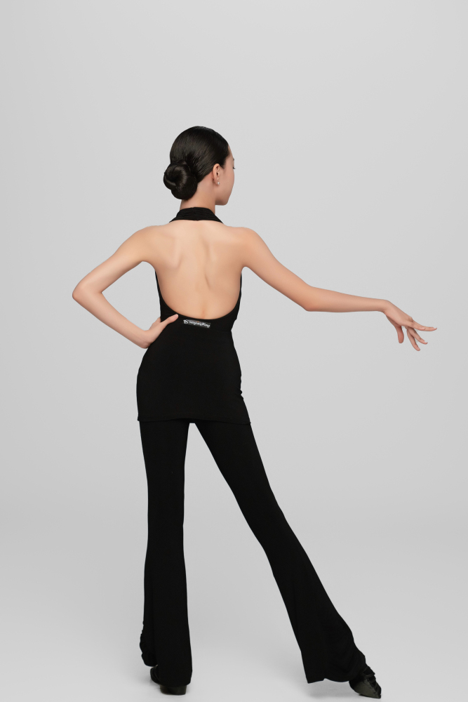 Flared Pants For Girls (Black)