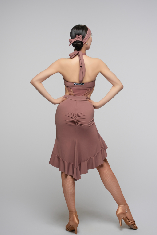High-Stretch V-Waist Mermaid Skirt For Women (Rose)