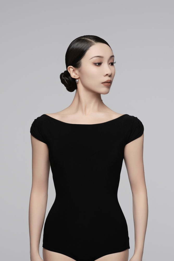 Wide Neckline With Shoulder Covering Top For Women (White)