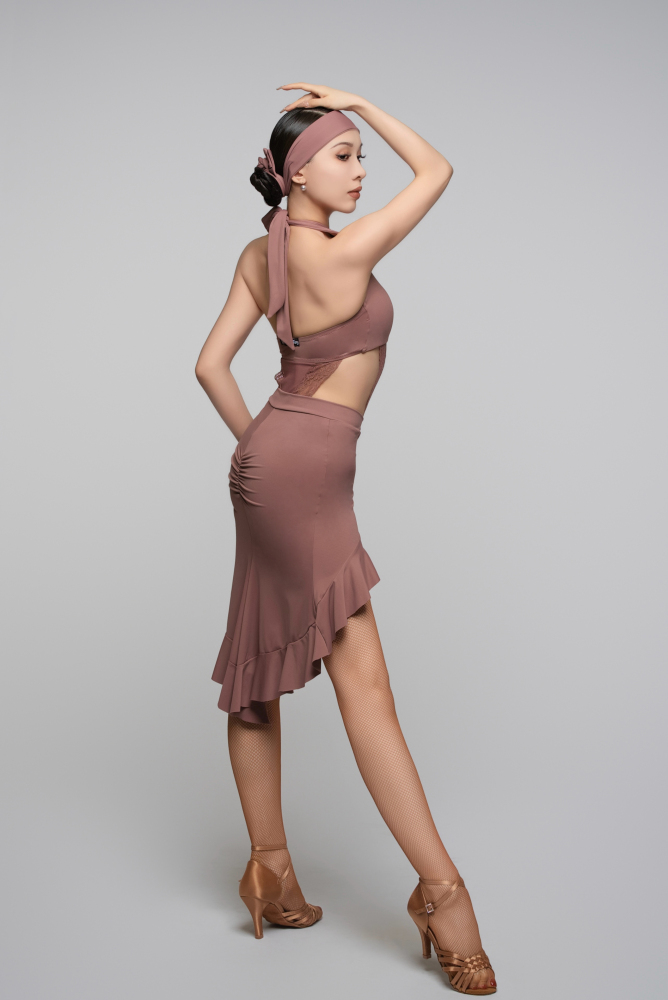High-Stretch V-Waist Mermaid Skirt For Women (Rose)