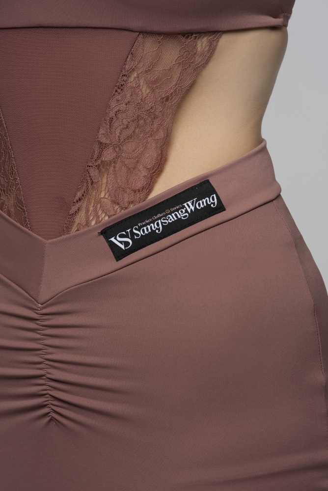High-Stretch V-Waist Mermaid Skirt For Women (Rose)