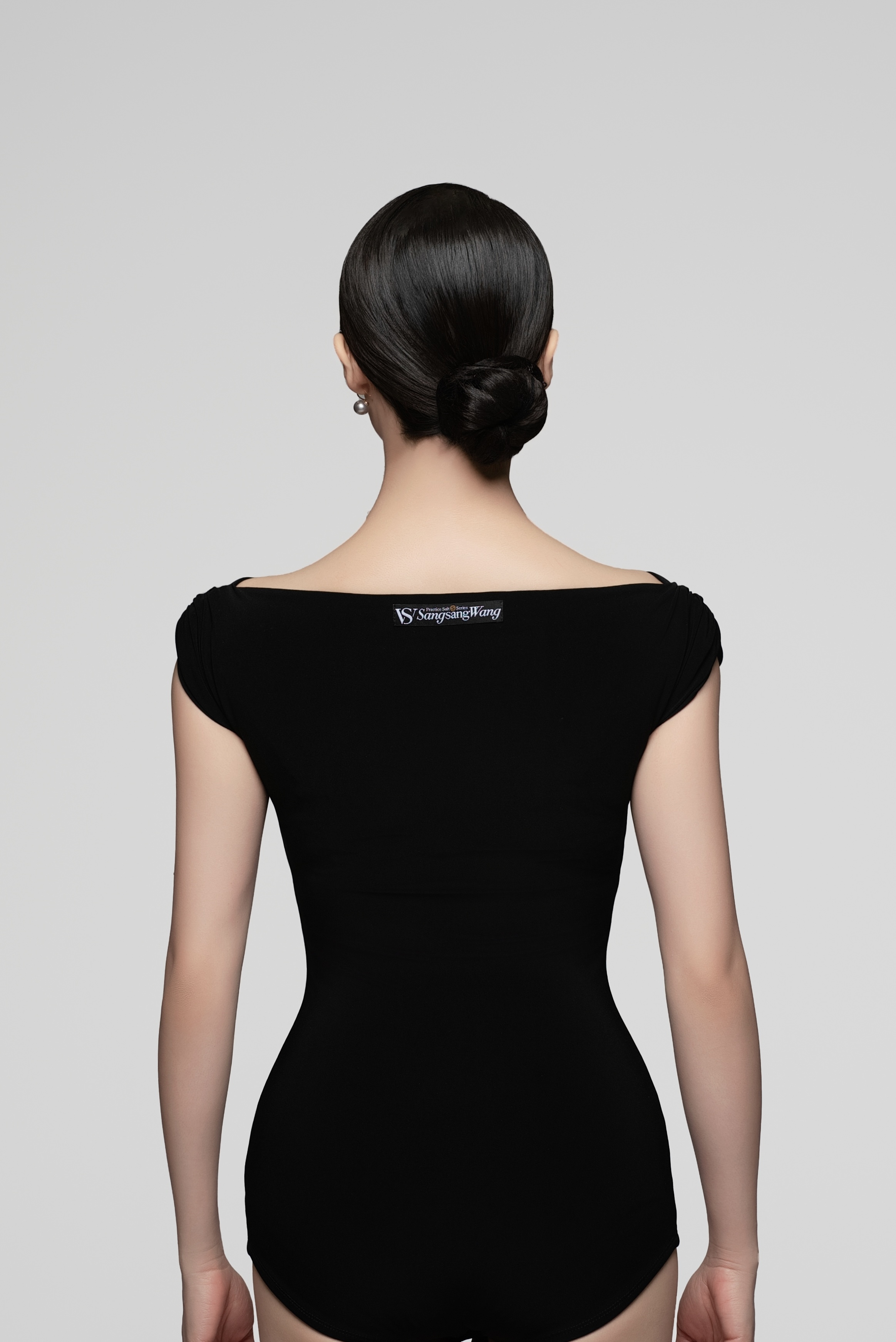 Wide Neckline With Shoulder Covering Top For Women (White)