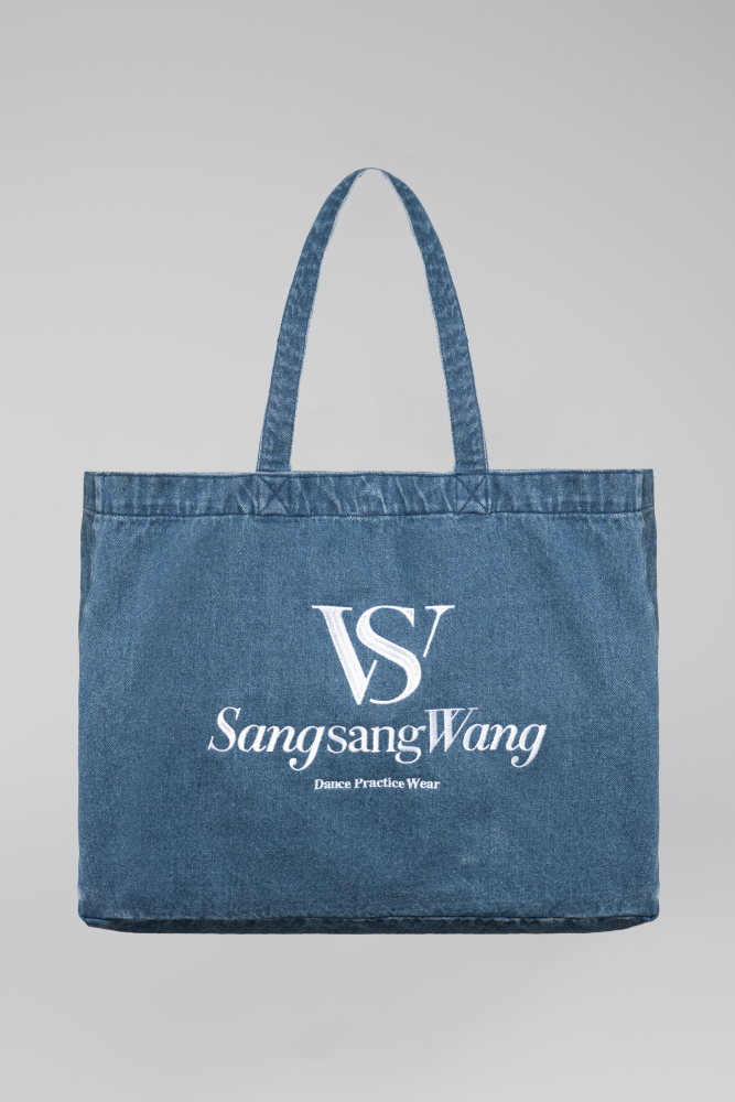 丹宁牛仔托特包（深牛仔）
