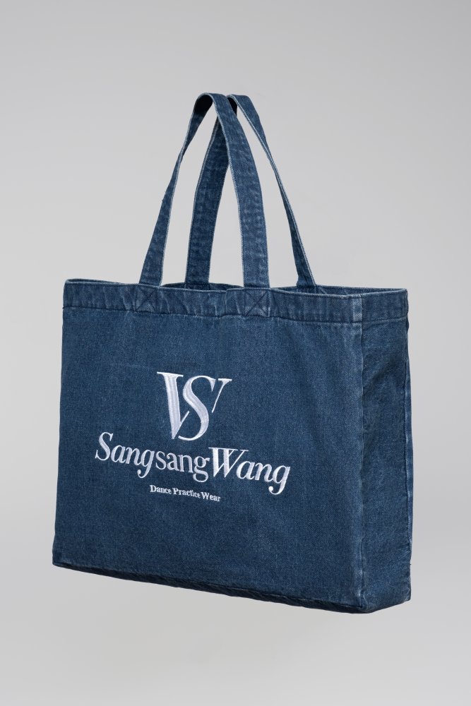 丹宁牛仔托特包（深牛仔）