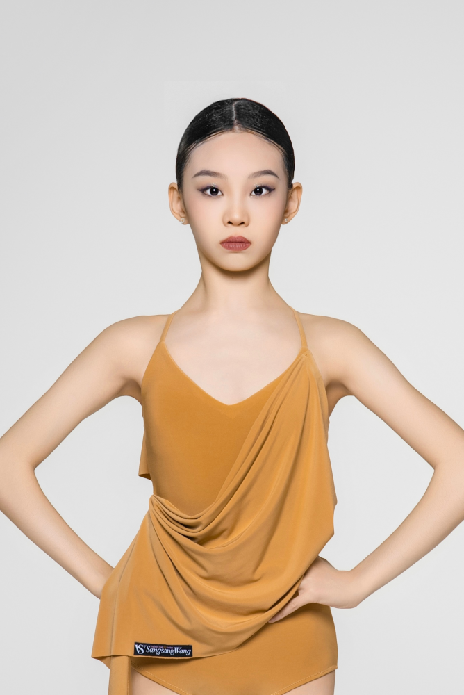 Girls' Strappy Flowing Jumpsuit (Gray)