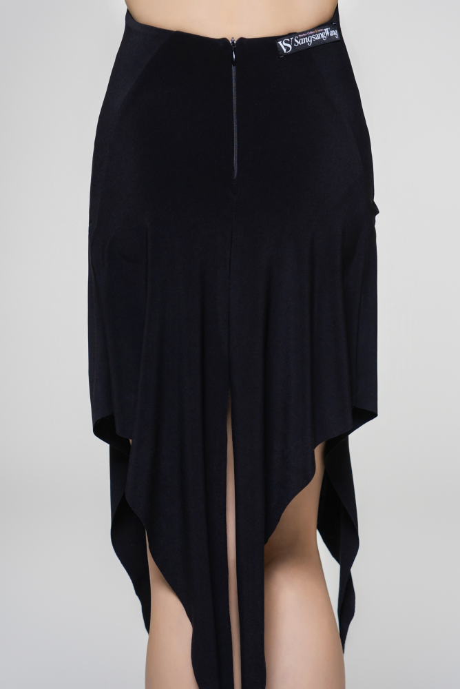Girls' Backless Flowy Dress (Dusty Green)