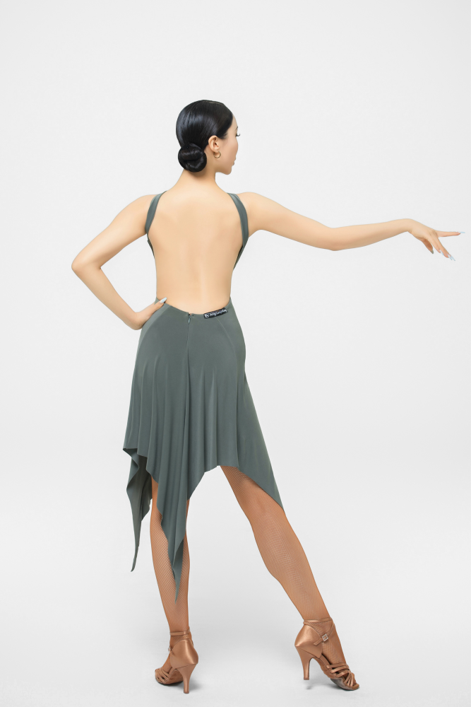 Women's Backless Flowy Dress (Black)