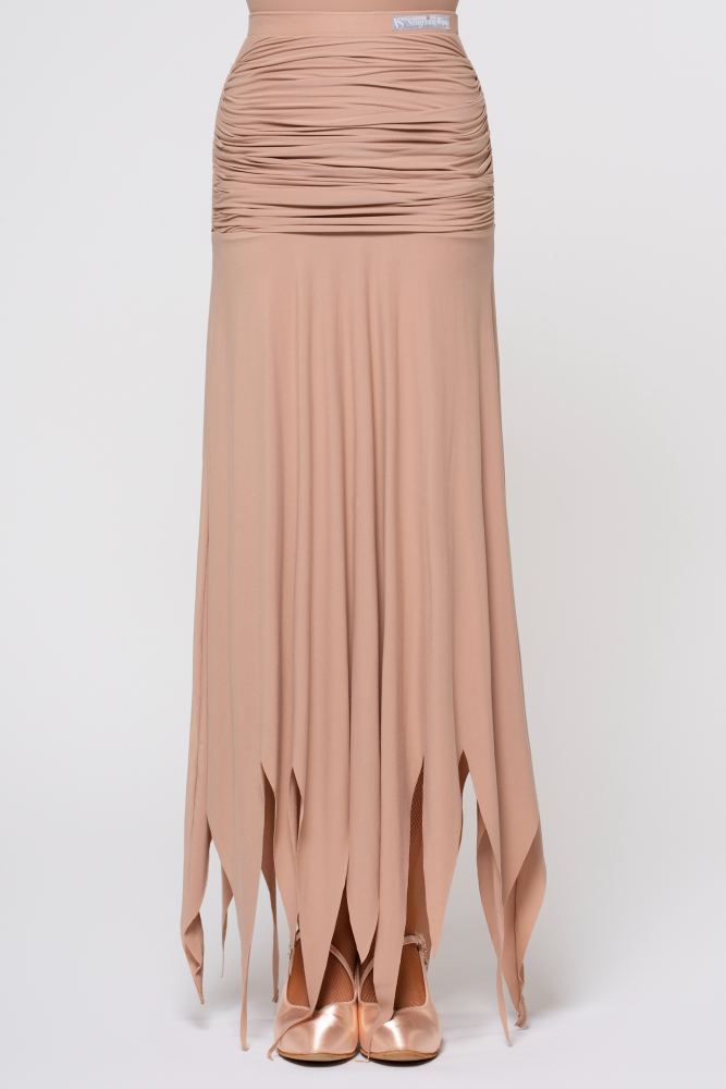 Women's Barely-There Ultra-Lightweight Flowy Modern Skirt (Nude)