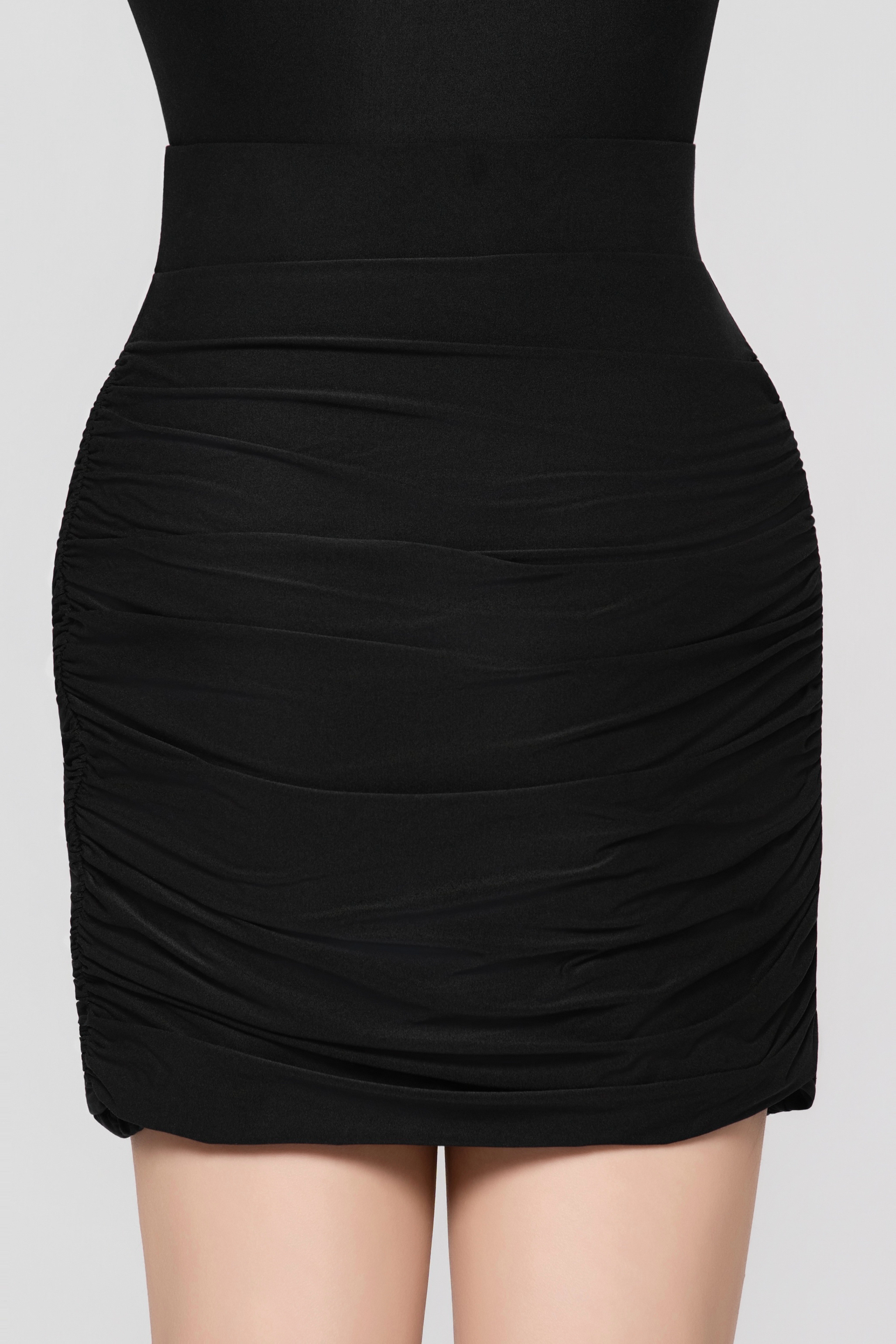 Girls' Barely-There Ultra-Lightweight Ruched Skirt (Nude)