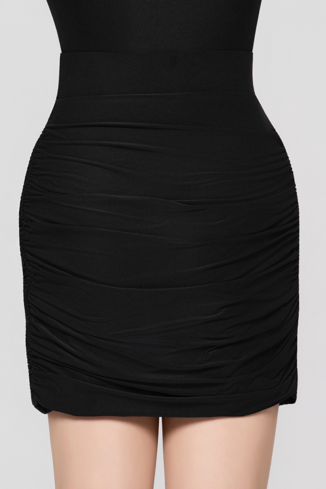 Girls' Barely-There Ultra-Lightweight Ruched Skirt (Nude)