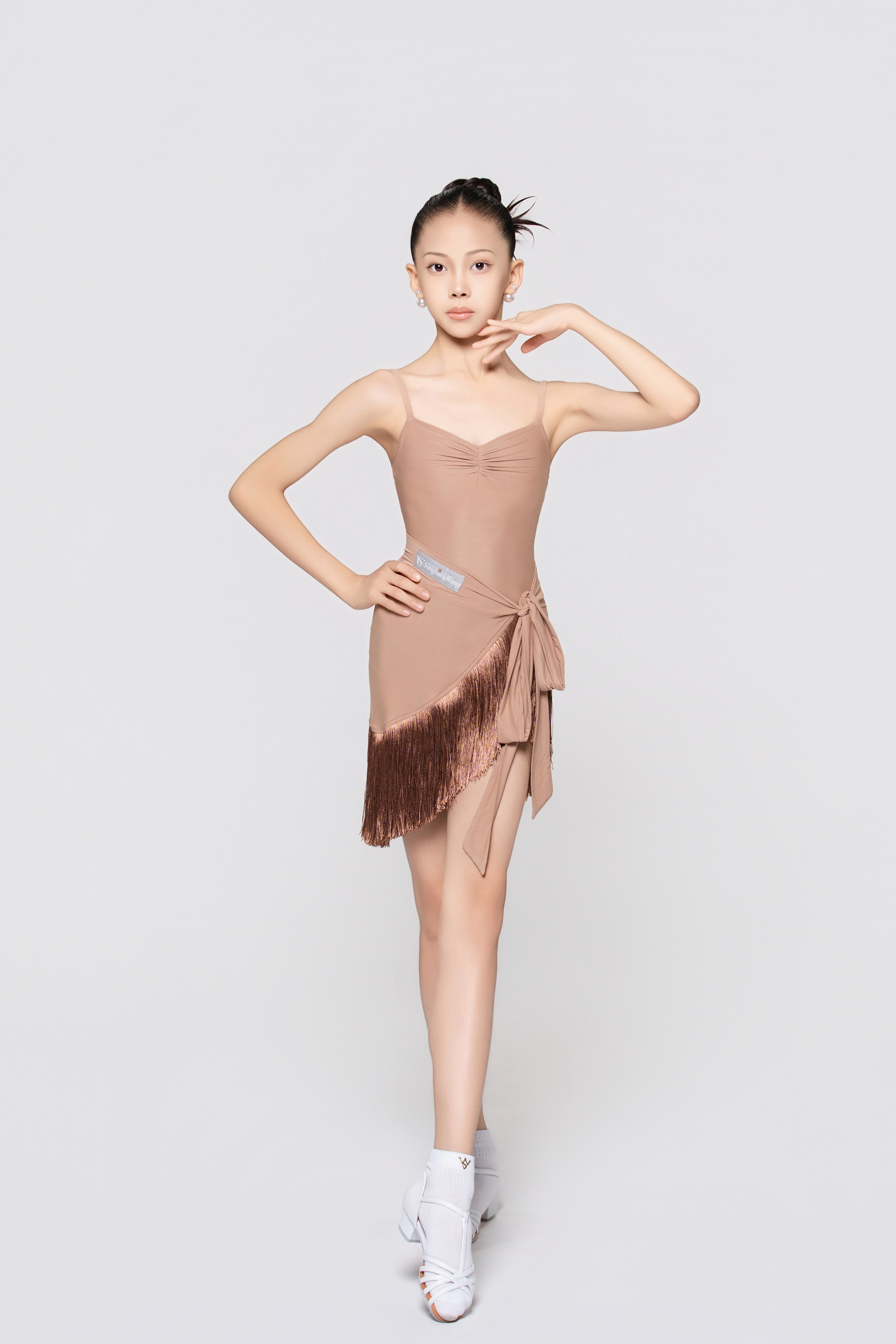 Girls' Barely-There Ultra-Lightweight Camisole Bodysuit (Nude)