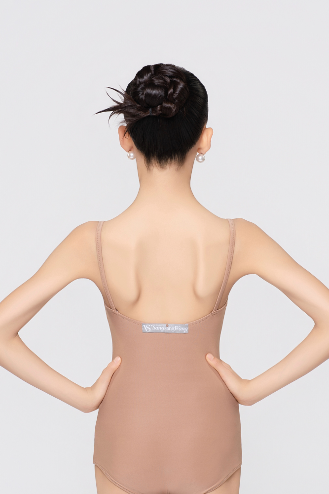Girls' Barely-There Ultra-Lightweight Camisole Bodysuit (Nude)