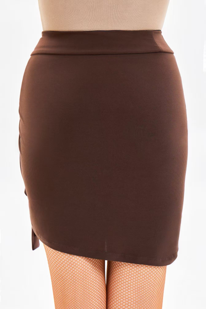Women's Fine Ribbed Off-the-Shoulder Sleeveless Bodysuit (Nude)