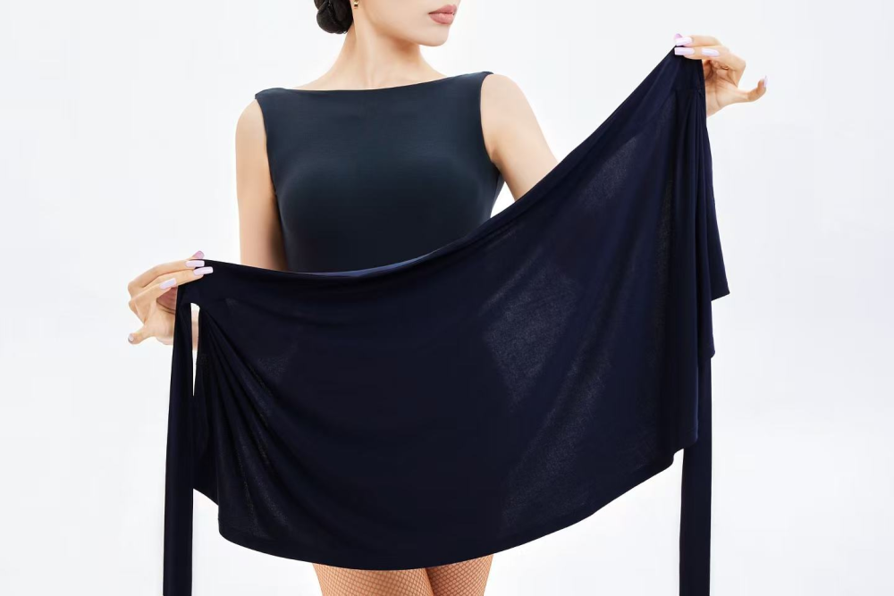 Women's Fine Ribbed Off-the-Shoulder Sleeveless Bodysuit (Nude)