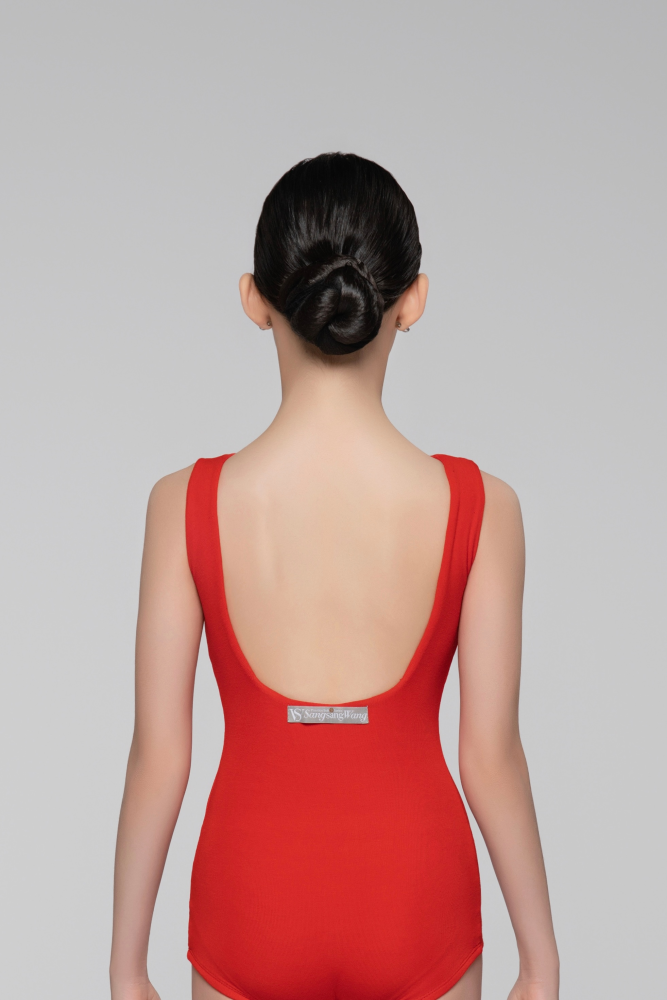 Girls' Fine Ribbed Off-the-Shoulder Sleeveless Bodysuit (Nude)
