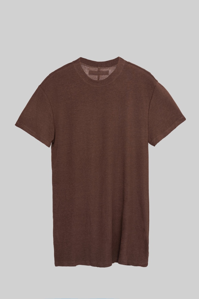 Boys' Frayed Crew Neck Short-Sleeve Top (Black)