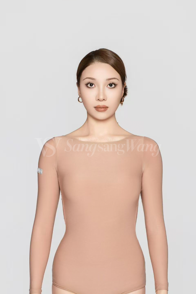 Women’s Barely There Ultra-Lightweight Backless Tie-Up Bodysuit（Nude）#251109