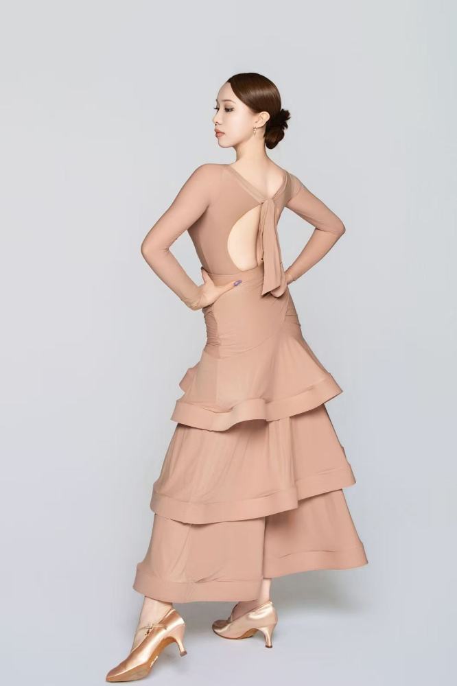 Women’ Barely There Ultra-Lightweight Cake Modern Skirt（Nude）#251113