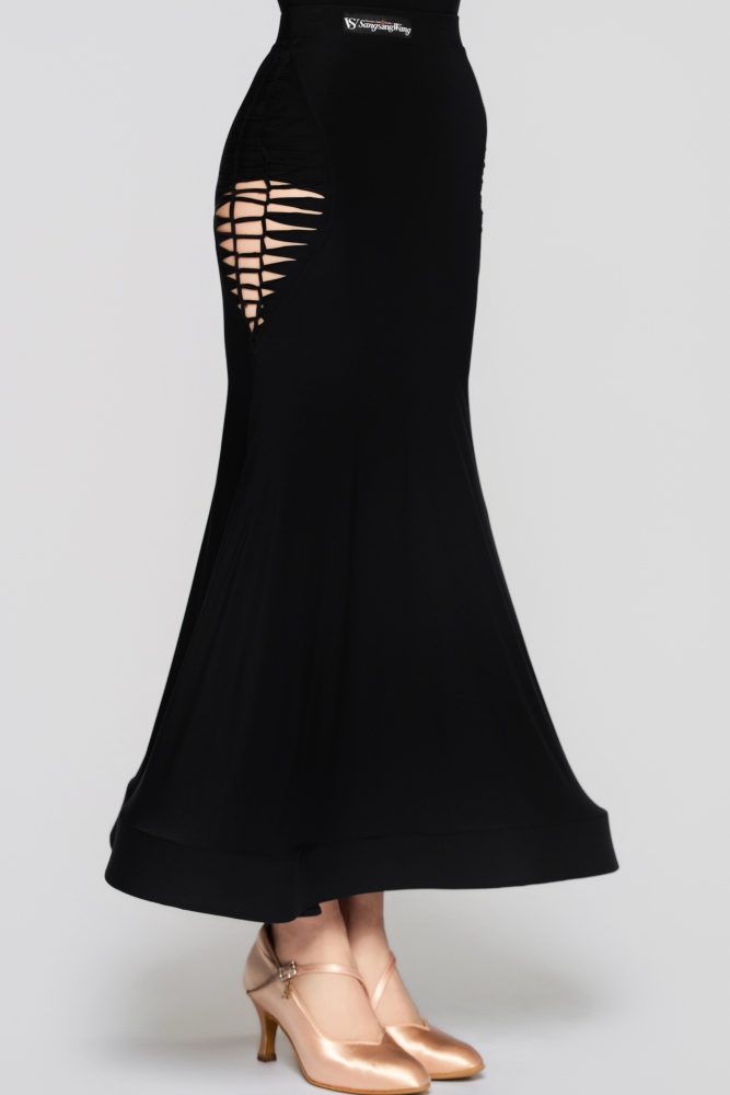 Women’s Barely There Ultra-Lightweight Cutout Hourglass Modern Skirt（Nude）#251115