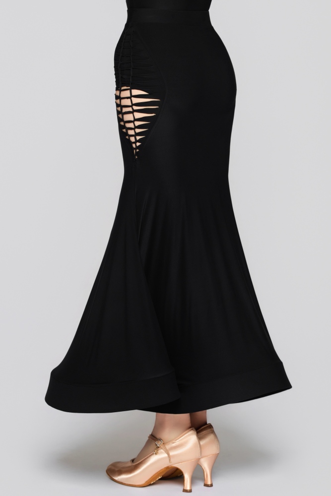 Women’s Barely There Ultra-Lightweight Cutout Hourglass Modern Skirt（Nude）#251115