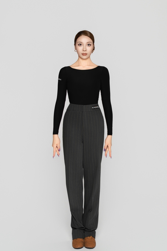 Women's Super Slimming High-Waisted Trousers（Black）#250303