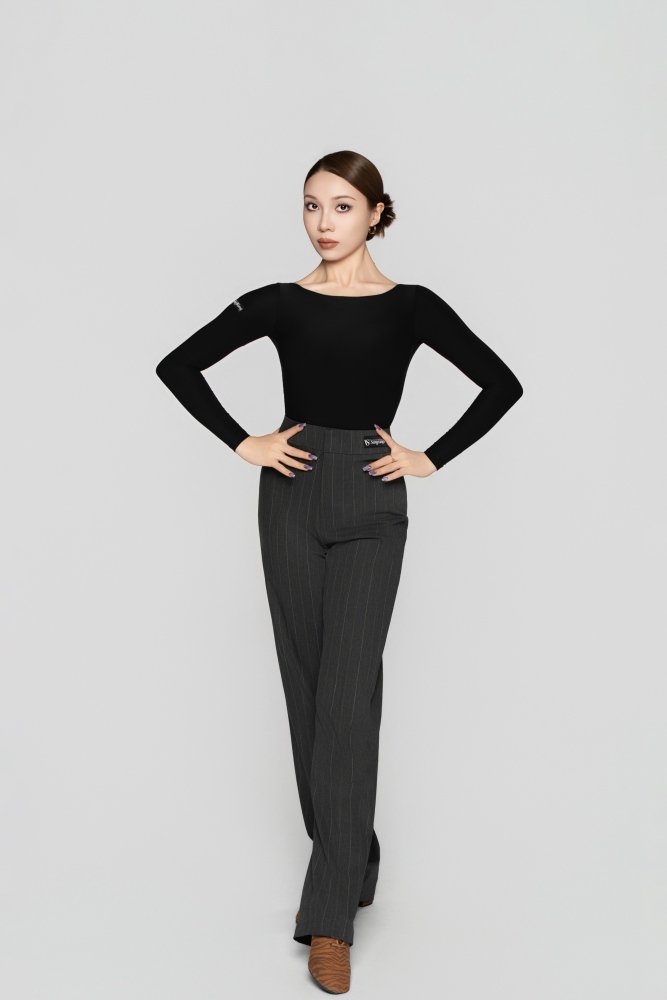 Women's Super Slimming High-Waisted Trousers（Black）#250303