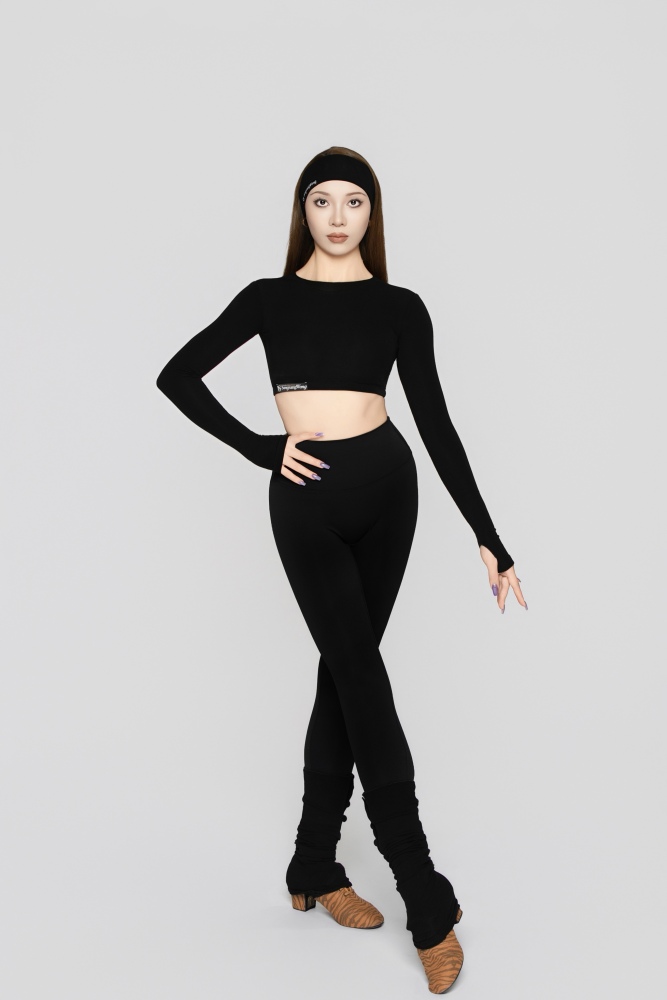Women's High-Waisted Shaping Yoga Pants(Black)#251202