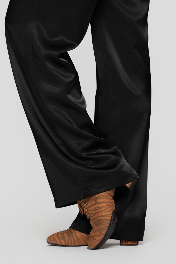 Women's Silk Reversible Pants (Quiet Purple)#251213