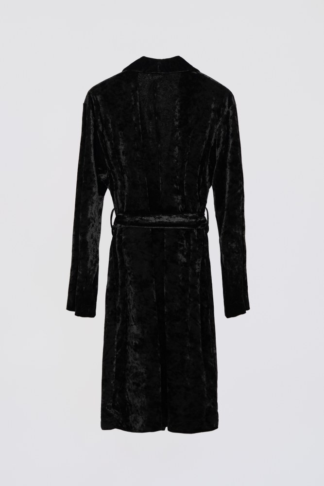 Men's Diamond Velvet Competition Robe (Purple)#251220