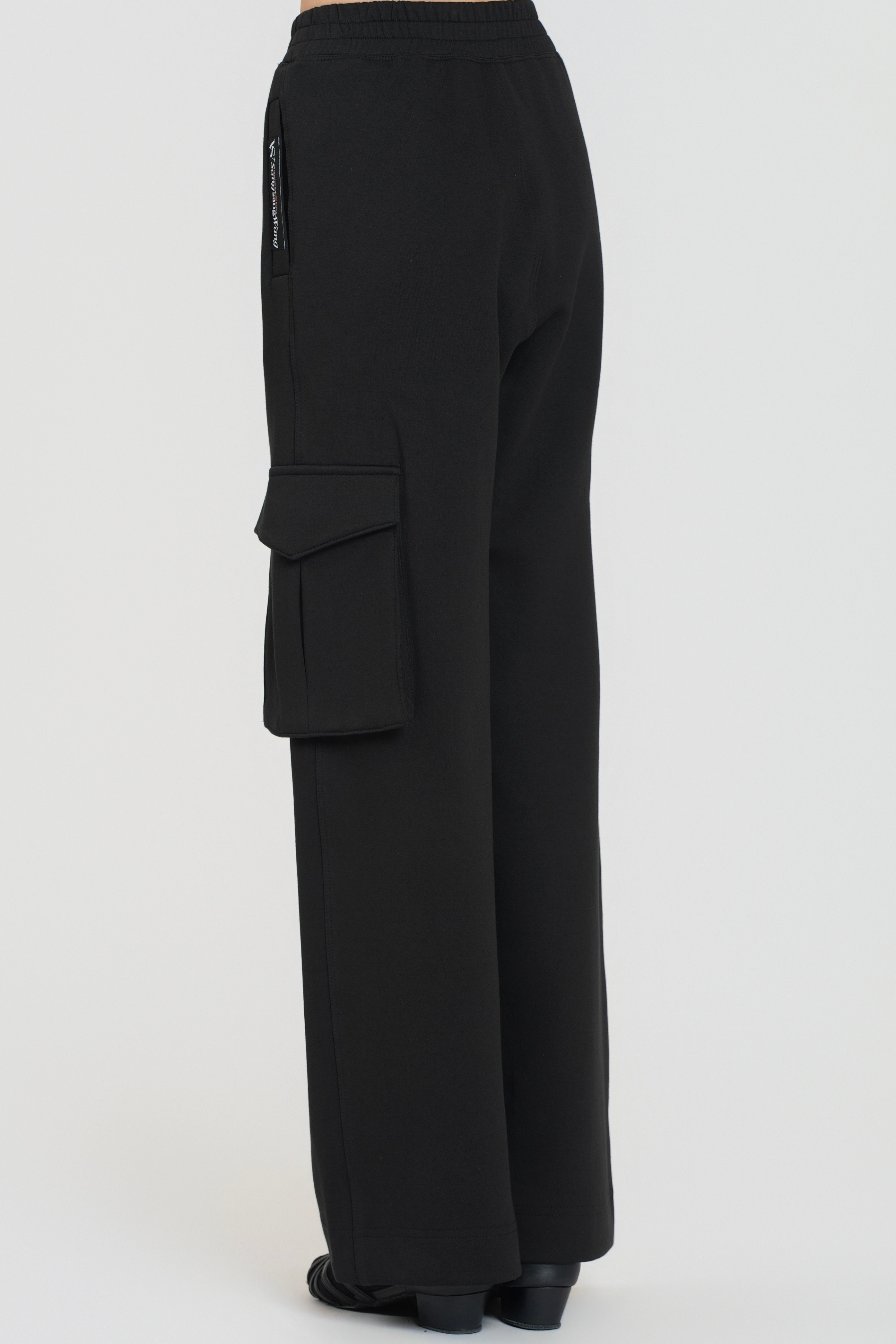 Single-pocket Cargo Pants (Gray-beige)#260106