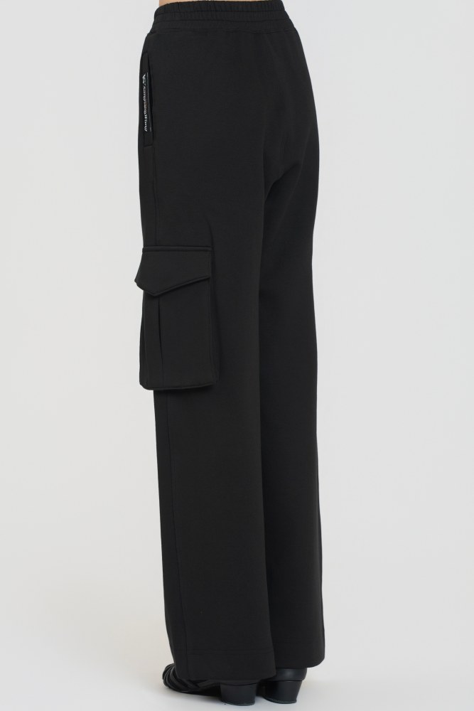 Single-pocket Cargo Pants (Gray-beige)#260106
