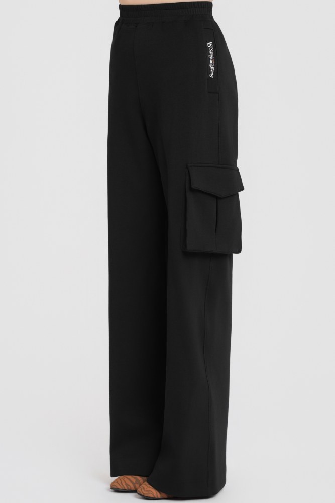 Single-pocket Cargo Pants (Gray-beige)#260102