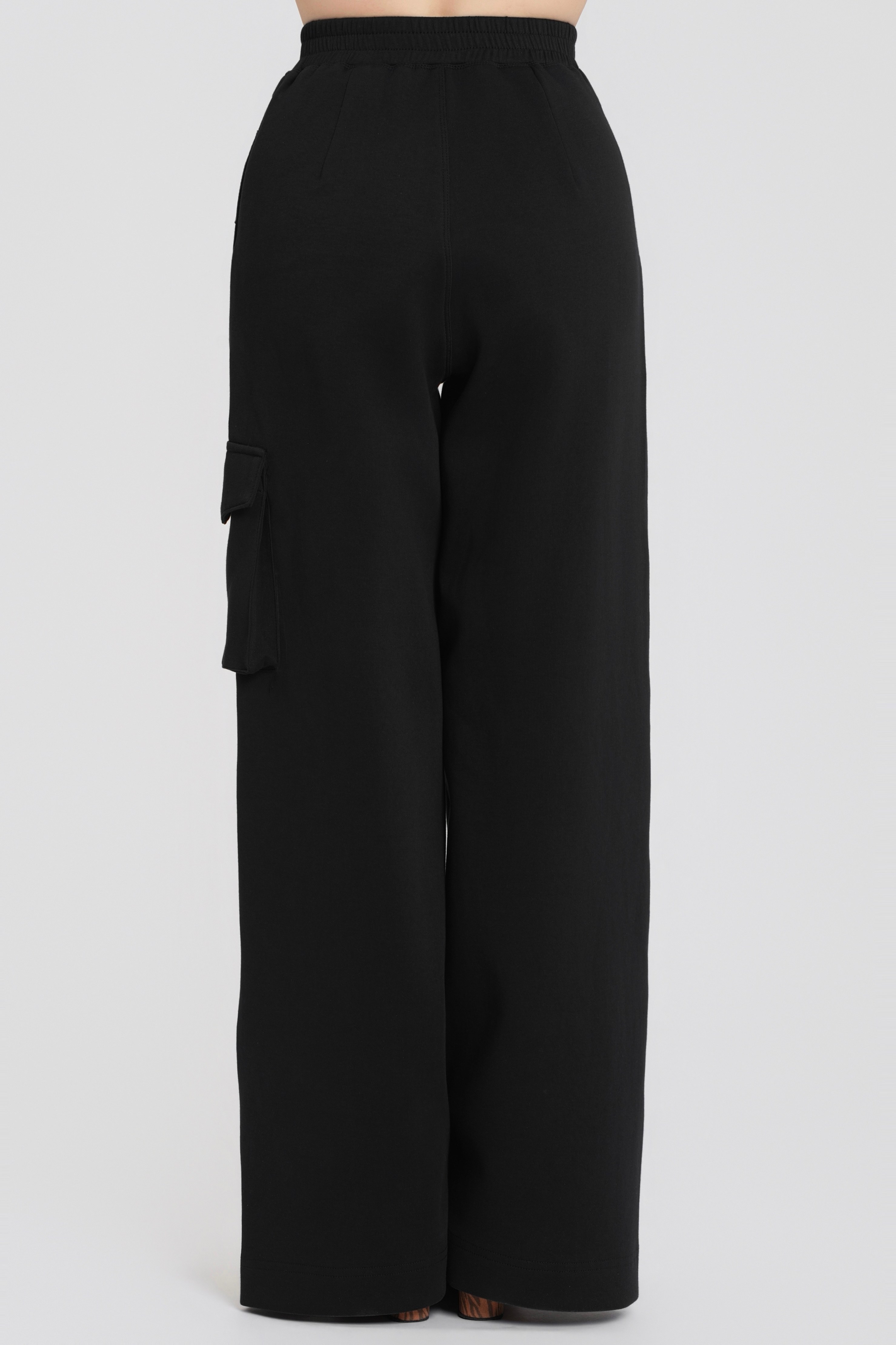Single-pocket Cargo Pants (Gray-beige)#260102