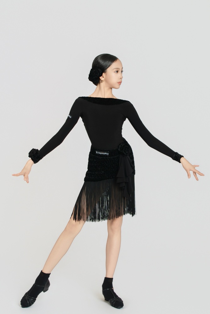 Bubble-Fleece Long Sleeve Backless Bodysuit（Off-White）#260113