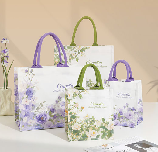 Custom promotional reusable shopping bags