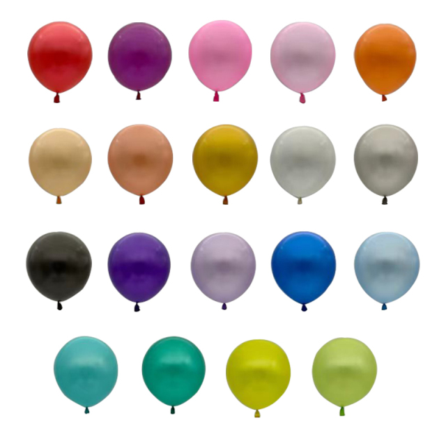 Latex Balloons, Retro Colors, 5in/10in/12in/18in/36in