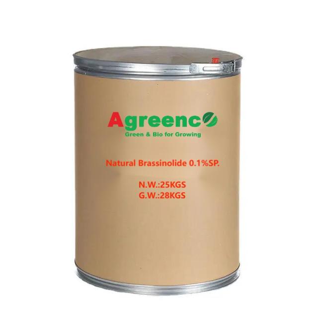 Natural brassinolide 95%，90%TC; 1%,0.1%,0.2%,0.01%SP; SL