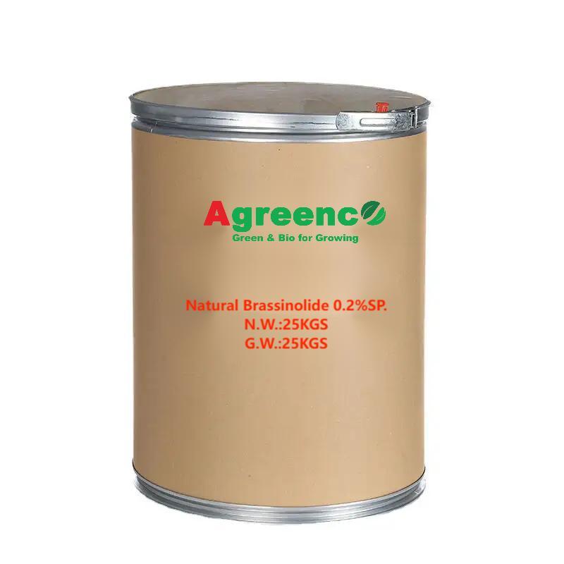Natural brassinolide 95%，90%TC; 1%,0.1%,0.2%,0.01%SP; SL