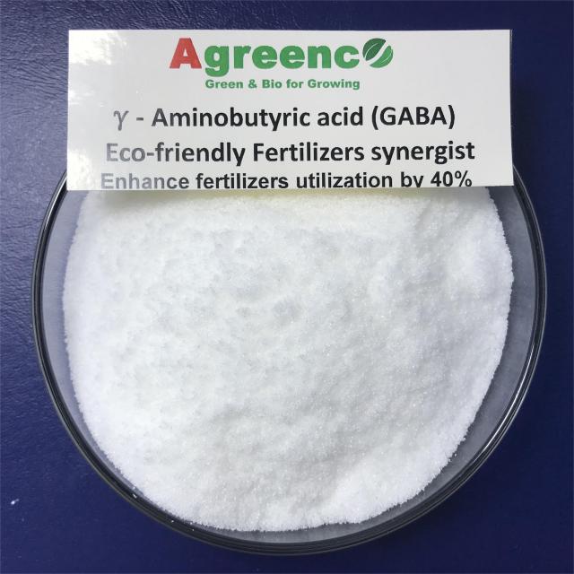 γ- Aminobutyric acid (GABA)99%-(Eco-Friendly Novel Bio-Stimulant for Crops)