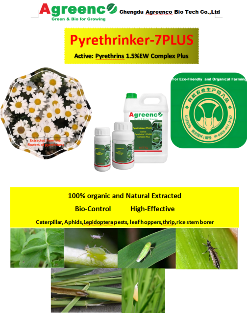 Pyrethrinker-7PLUS ( Pyrethrins 1.5%EW Complex Plus),Agreenco Bio Tech Co.,LTD